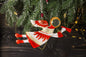 Flying Guardian Angel Glass Wall Art Suncatcher, Clear & Red - Handmade Fused-Glass Decor with Vibrant Colors and Intricate Patterns