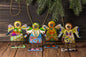 Guardian Angel on a Stand Glass Wall Art - Handmade, Personalized Gift, Green & Lime