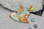 Elegant White Glass Bird Wall Art - Handmade, Resplendent Patterns, 13 cm - Now