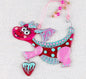 Dragon with Heart Glass Artwork - Hand-Painted, Personalized Home Decoration, Pink, 17 cm - Now