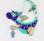 Dragon with Lantern Glass Artwork - Hand-Painted, Personalized Home Decoration, Blue, 17 cm - Now