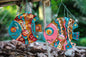 Vibrant Big Glass Fish Wall Art - Hand-Painted, Personalized Decor, 15 cm - Now