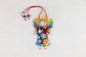 Guardian Angel of Love with Red Heart Glass Wall Art in Fiery Red - Handmade Fused-Glass Decor with Vibrant Colors and Intricate Patterns