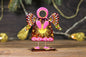 Solar, Lunar, and Star Glass Guardian Angels on a Stand, 11 cm.