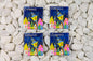 Shining Lantern of the Night City Fridge Magnet - Hand-Crafted, Hand-Painted, Personalized Tourist Souvenir, 7.5 x 6.5 cm