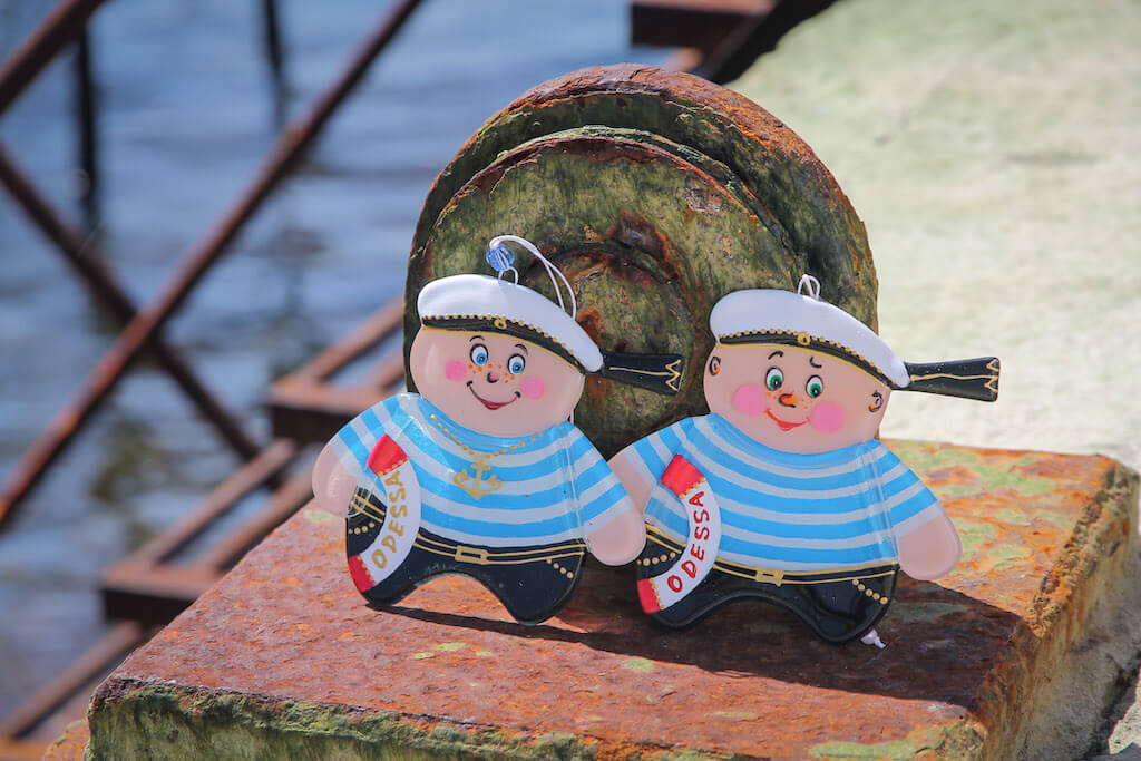 Sailor with a Lifebuoy Glass Wall Art - Handmade, Personalized Hanging Gift, 13 cm